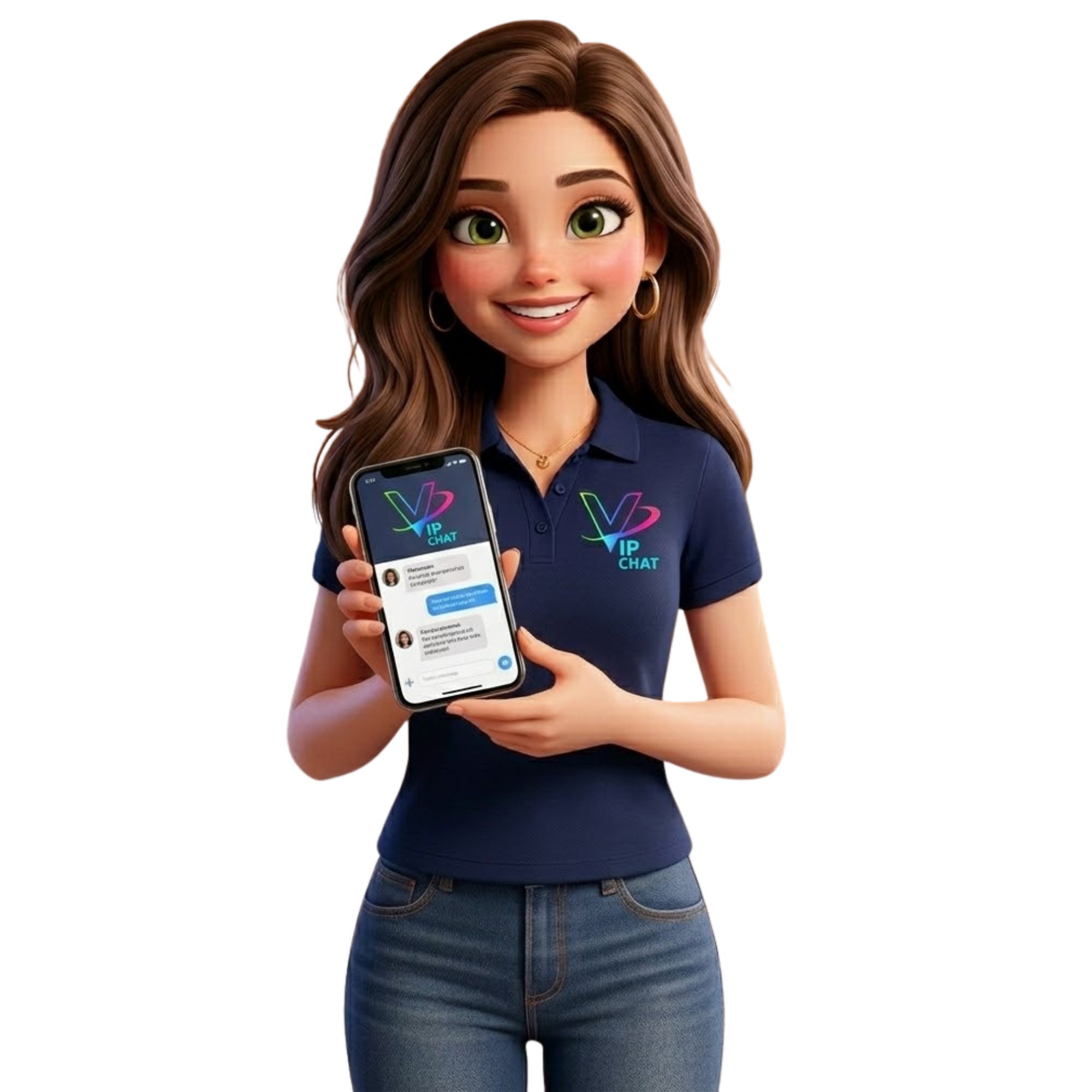 Carol Atendimento VIP Chat com Celular